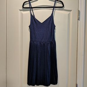 Navy Blue Shimmer Dress